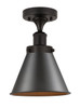 Appalachian - 1 Light - 8 inch - Oil Rubbed Bronze - Semi-Flush Mount (616-1F-OB-M13-OB)