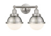 Hampden - 2 Light - 16 inch - Brushed Satin Nickel - Bath Vanity Light (616-2W-SN-HFS-61-SN)