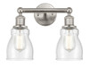 Ellery - 2 Light - 14 inch - Brushed Satin Nickel - Bath Vanity Light (616-2W-SN-G394)