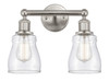 Ellery - 2 Light - 14 inch - Brushed Satin Nickel - Bath Vanity Light (616-2W-SN-G392)