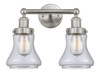 Bellmont - 2 Light - 15 inch - Brushed Satin Nickel - Bath Vanity Light (616-2W-SN-G192)