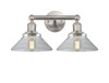 Orwell - 2 Light - 17 inch - Brushed Satin Nickel - Bath Vanity Light (616-2W-SN-G132)