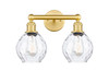 Waverly - 2 Light - 15 inch - Satin Gold - Bath Vanity Light (616-2W-SG-G362)