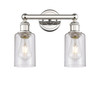 Clymer - 2 Light - 13 inch - Polished Nickel - Bath Vanity Light (616-2W-PN-G804)