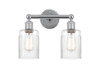 Hadley - 2 Light - 14 inch - Polished Chrome - Bath Vanity Light (616-2W-PC-G342)