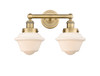 Oxford - 2 Light - 16 inch - Brushed Brass - Bath Vanity Light (616-2W-BB-G531)
