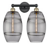 Vaz - 2 Light - 17 inch - Black Antique Brass - Bath Vanity Light (616-2W-BAB-G557-8SM)