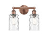 Candor - 2 Light - 14 inch - Antique Copper - Bath Vanity Light (616-2W-AC-G352)