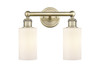 Clymer - 2 Light - 13 inch - Antique Brass - Bath Vanity Light (616-2W-AB-G801)