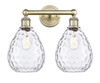 Waverly - 2 Light - 17 inch - Antique Brass - Bath Vanity Light (616-2W-AB-G372)