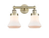 Bellmont - 2 Light - 15 inch - Antique Brass - Bath Vanity Light (616-2W-AB-G191)