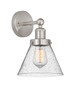 Cone - 1 Light - 8 inch - Brushed Satin Nickel - Sconce (616-1W-SN-G44)