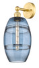 Vaz - 1 Light - 8 inch - Satin Gold - Sconce (616-1W-SG-G557-8BL)