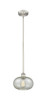 Gorham - 1 Light - 10 inch - Brushed Satin Nickel - Cord hung - Mini Pendant (616-1S-SN-G249-LED)