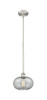 Gorham - 1 Light - 10 inch - Brushed Satin Nickel - Cord hung - Mini Pendant (616-1S-SN-G247)