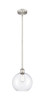 Athens - 1 Light - 10 inch - Brushed Satin Nickel - Cord hung - Mini Pendant (616-1S-SN-G122-10)