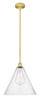 Berkshire - 1 Light - 16 inch - Satin Gold - Cord hung - Pendant (616-1S-SG-GBC-164-LED)