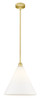 Berkshire - 1 Light - 16 inch - Satin Gold - Cord hung - Pendant (616-1S-SG-GBC-161)