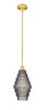 Cascade - 1 Light - 8 inch - Satin Gold - Cord hung - Mini Pendant (616-1S-SG-G673-8-LED)