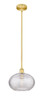 Ithaca - 1 Light - 12 inch - Satin Gold - Cord hung - Mini Pendant (616-1S-SG-G555-12CL)