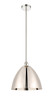 Bristol - 1 Light - 16 inch - Polished Nickel - Cord hung - Mini Pendant (616-1S-PN-MBD-16-PN-LED)
