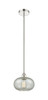 Gorham - 1 Light - 10 inch - Polished Nickel - Cord hung - Mini Pendant (616-1S-PN-G249-LED)