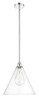 Berkshire - 1 Light - 16 inch - Polished Chrome - Cord hung - Pendant (616-1S-PC-GBC-162-LED)