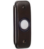 Recessed Mount Stepped Rectangle LED Lighted Push Button in Bronze (BR2-BZ)