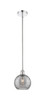 Athens Deco Swirl - 1 Light - 8 inch - Polished Chrome - Cord hung - Mini Pendant (616-1S-PC-G1213-8SM)