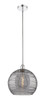 Athens Deco Swirl - 1 Light - 14 inch - Polished Chrome - Cord hung - Pendant (616-1S-PC-G1213-14SM)