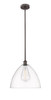 Bristol - 1 Light - 16 inch - Oil Rubbed Bronze - Cord hung - Pendant (616-1S-OB-GBD-162-LED)