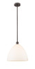 Bristol - 1 Light - 16 inch - Oil Rubbed Bronze - Cord hung - Pendant (616-1S-OB-GBD-161)