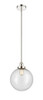 Beacon - 1 Light - 12 inch - Polished Nickel - Cord hung - Mini Pendant (616-1SH-PN-G204-12)