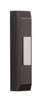 Surface Mount LED Lighted Push Button, Thin Rectangle Profile in Antique Bronze (PB5004-AZ)