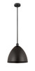 Bristol - 1 Light - 16 inch - Matte Black - Cord hung - Mini Pendant (616-1S-BK-MBD-16-BK)