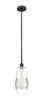Windham - 1 Light - 7 inch - Matte Black - Cord hung - Mini Pendant (616-1S-BK-G682-7)
