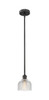 Dayton - 1 Light - 6 inch - Matte Black - Cord hung - Mini Pendant (616-1S-BK-G412-LED)