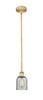 Caledonia - 1 Light - 5 inch - Brushed Brass - Cord hung - Mini Pendant (616-1S-BB-G257-LED)