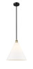 Berkshire - 1 Light - 16 inch - Black Antique Brass - Cord hung - Pendant (616-1S-BAB-GBC-161-LED)