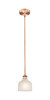 Dayton - 1 Light - 6 inch - Antique Copper - Cord hung - Mini Pendant (616-1S-AC-G411)