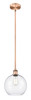 Athens - 1 Light - 10 inch - Antique Copper - Cord hung - Mini Pendant (616-1S-AC-G122-10)