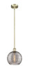 Athens Deco Swirl - 1 Light - 10 inch - Antique Brass - Cord hung - Mini Pendant (616-1S-AB-G1213-10SM)
