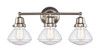 Olean - 3 Light - 23 inch - Brushed Satin Nickel - Bath Vanity Light (623-3W-SN-G324)