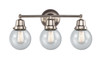 Beacon - 3 Light - 22 inch - Brushed Satin Nickel - Bath Vanity Light (623-3W-SN-G204-6)
