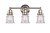 Canton - 3 Light - 21 inch - Brushed Satin Nickel - Bath Vanity Light (623-3W-SN-G184S)