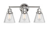 Cone - 3 Light - 22 inch - Polished Chrome - Bath Vanity Light (623-3W-PC-G64)