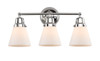 Cone - 3 Light - 22 inch - Polished Chrome - Bath Vanity Light (623-3W-PC-G61)