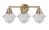 Oxford - 3 Light - 24 inch - Brushed Brass - Bath Vanity Light (623-3W-BB-G534)