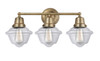 Oxford - 3 Light - 24 inch - Brushed Brass - Bath Vanity Light (623-3W-BB-G532)