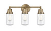 Dover - 3 Light - 21 inch - Brushed Brass - Bath Vanity Light (623-3W-BB-G312)